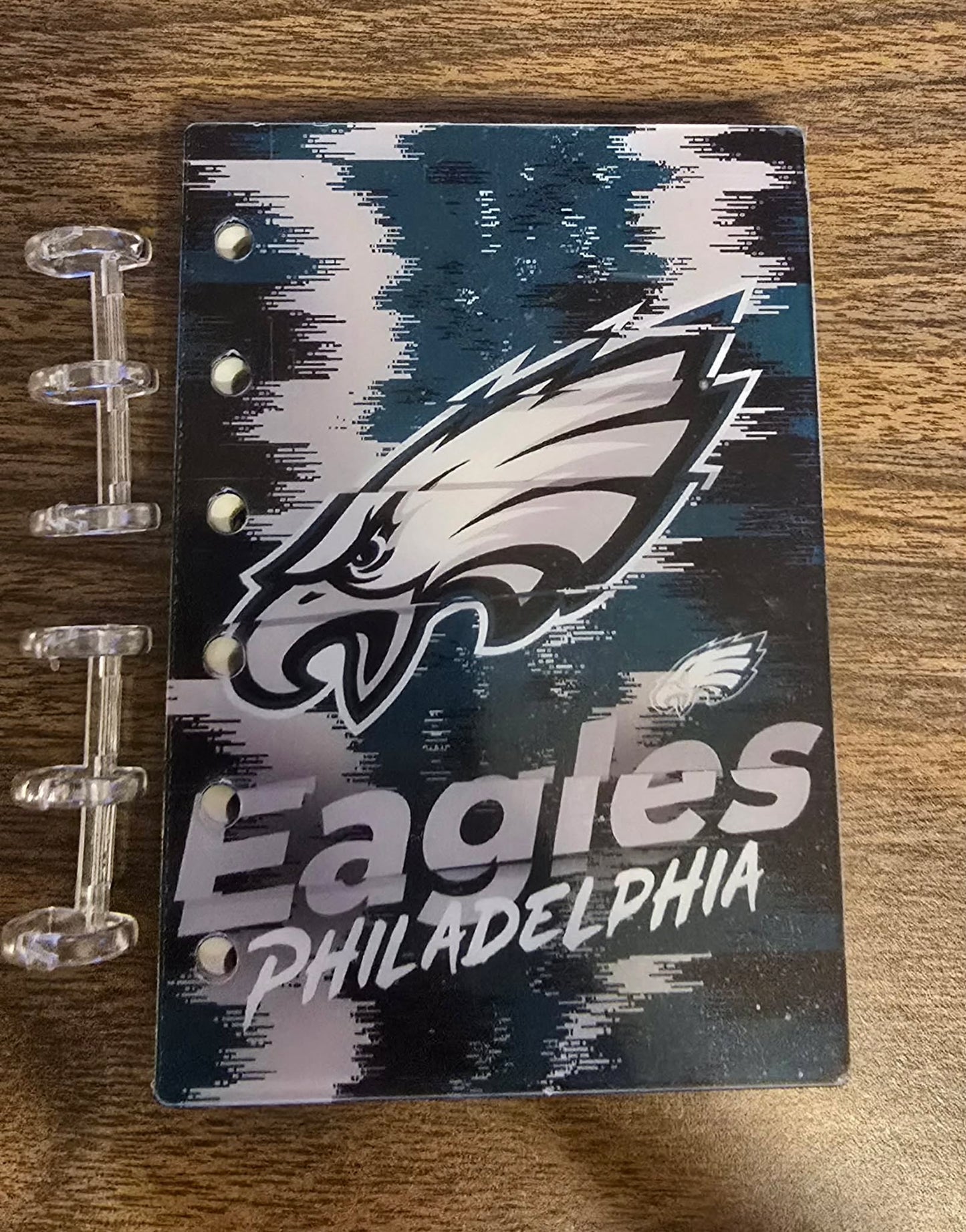 Eagles Football Acrylic Refillable Notebook