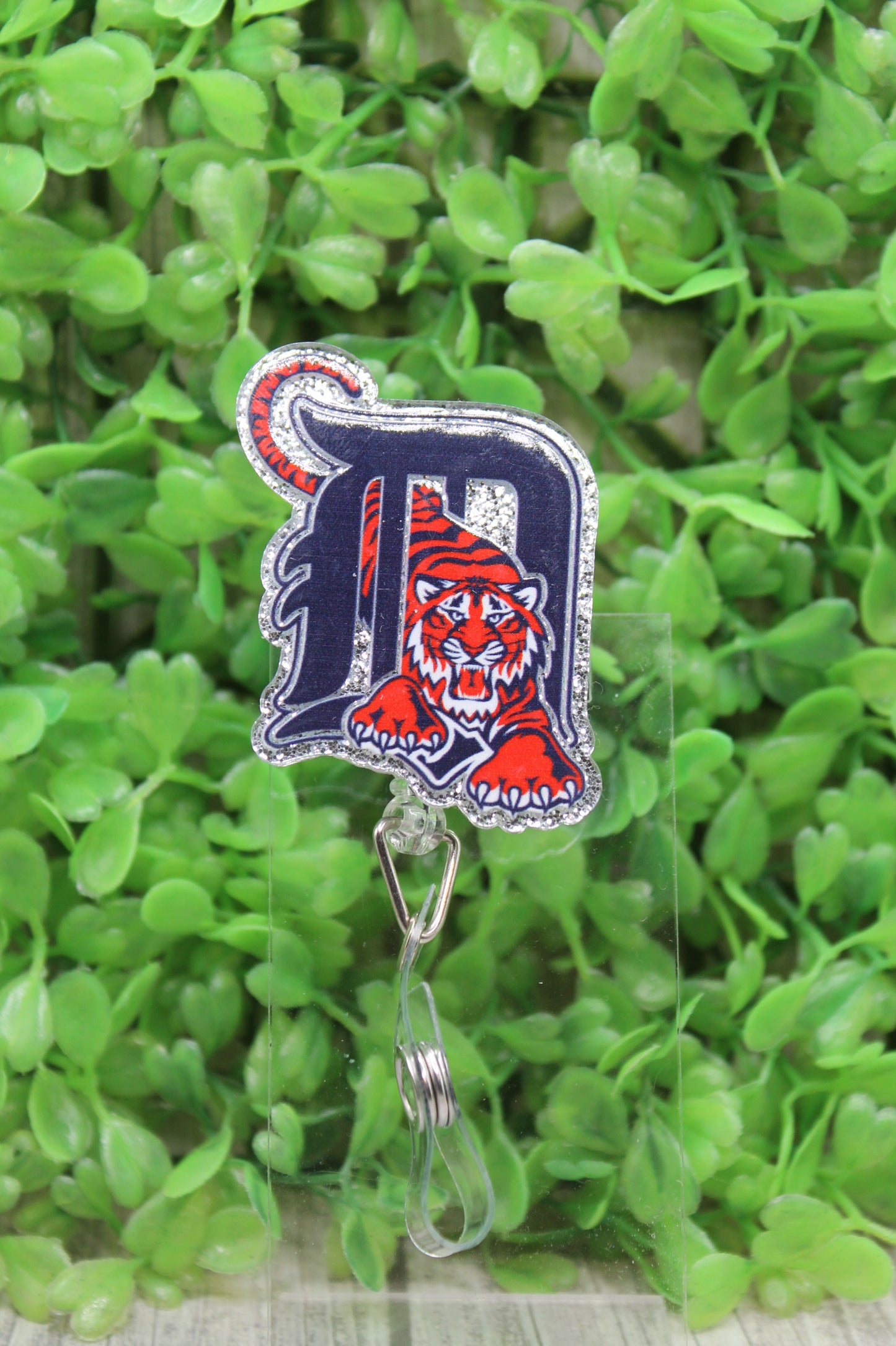Detroit Tigers Baseball Badge/ID Holder Reel