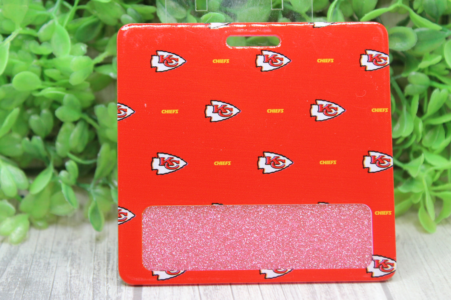 KC Chiefs Football Badge Buddy