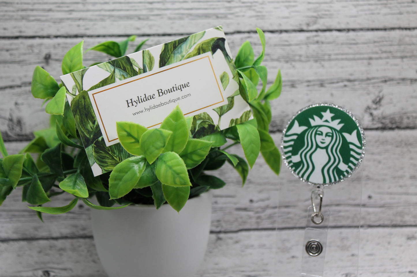 SB Coffee Circle Badge Reel