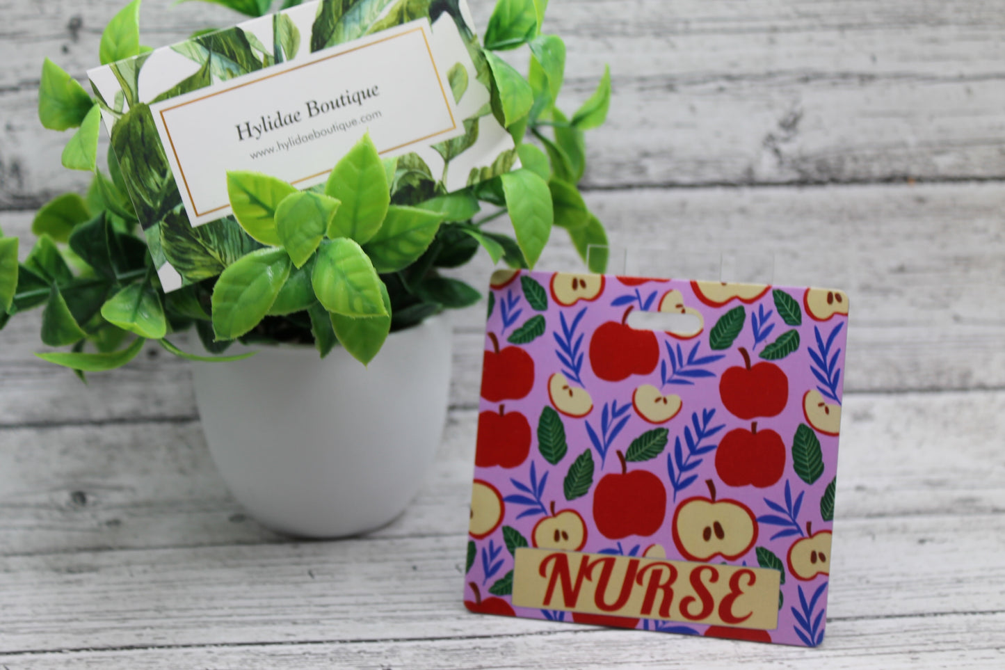 NURSE Apples Badge Buddy