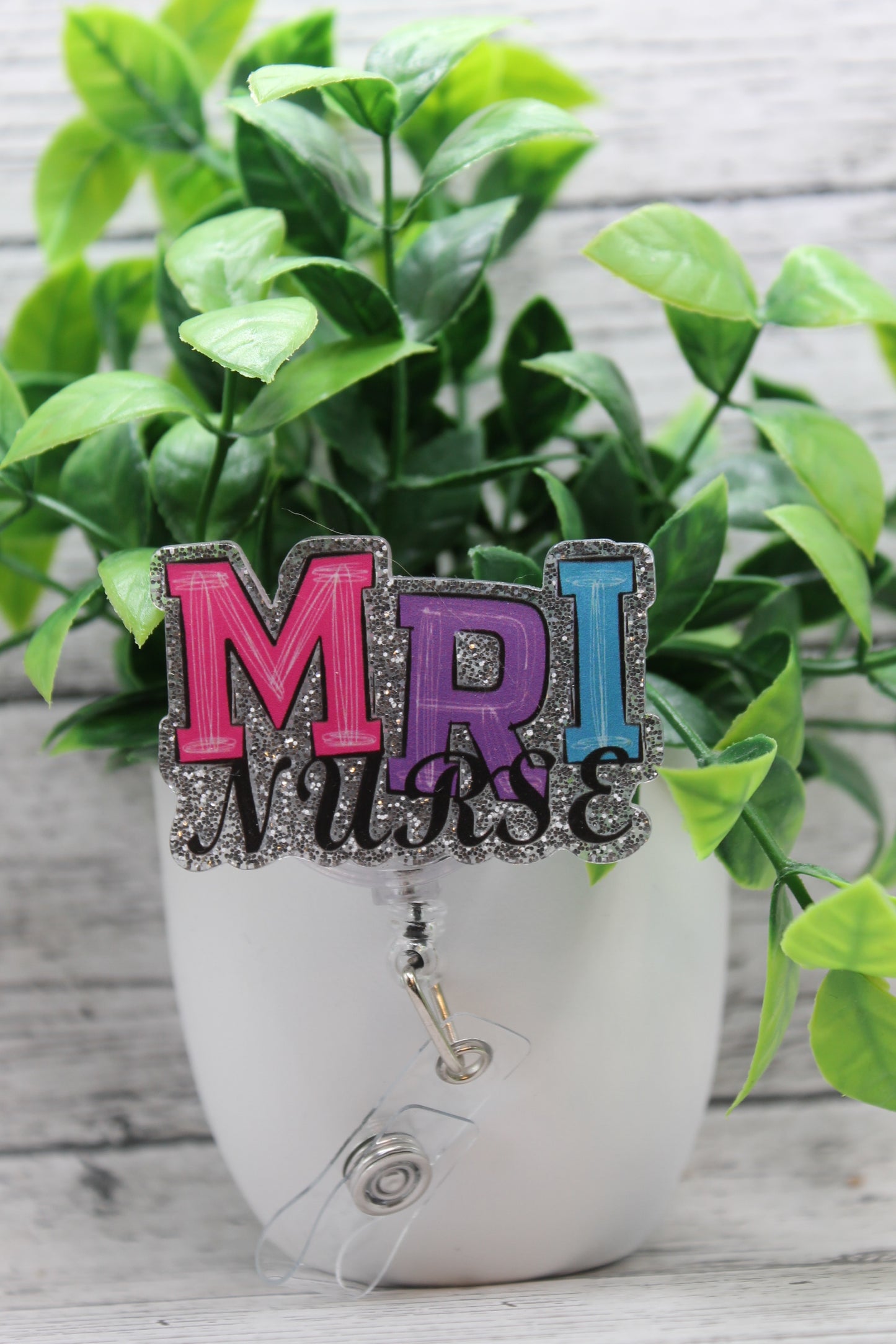 MRI Nurse Badge Reel