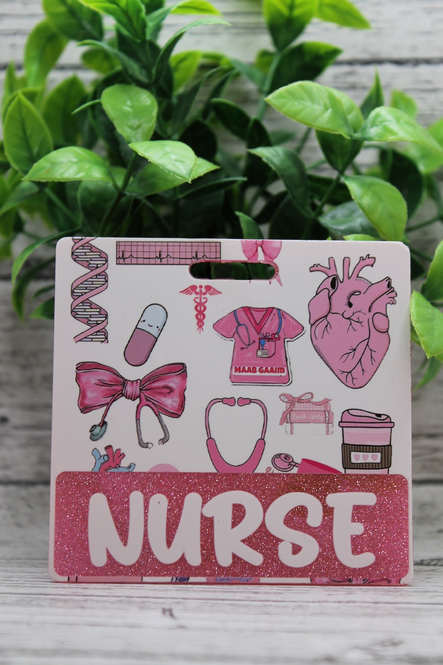 NURSE Medical Collage Badge Buddy