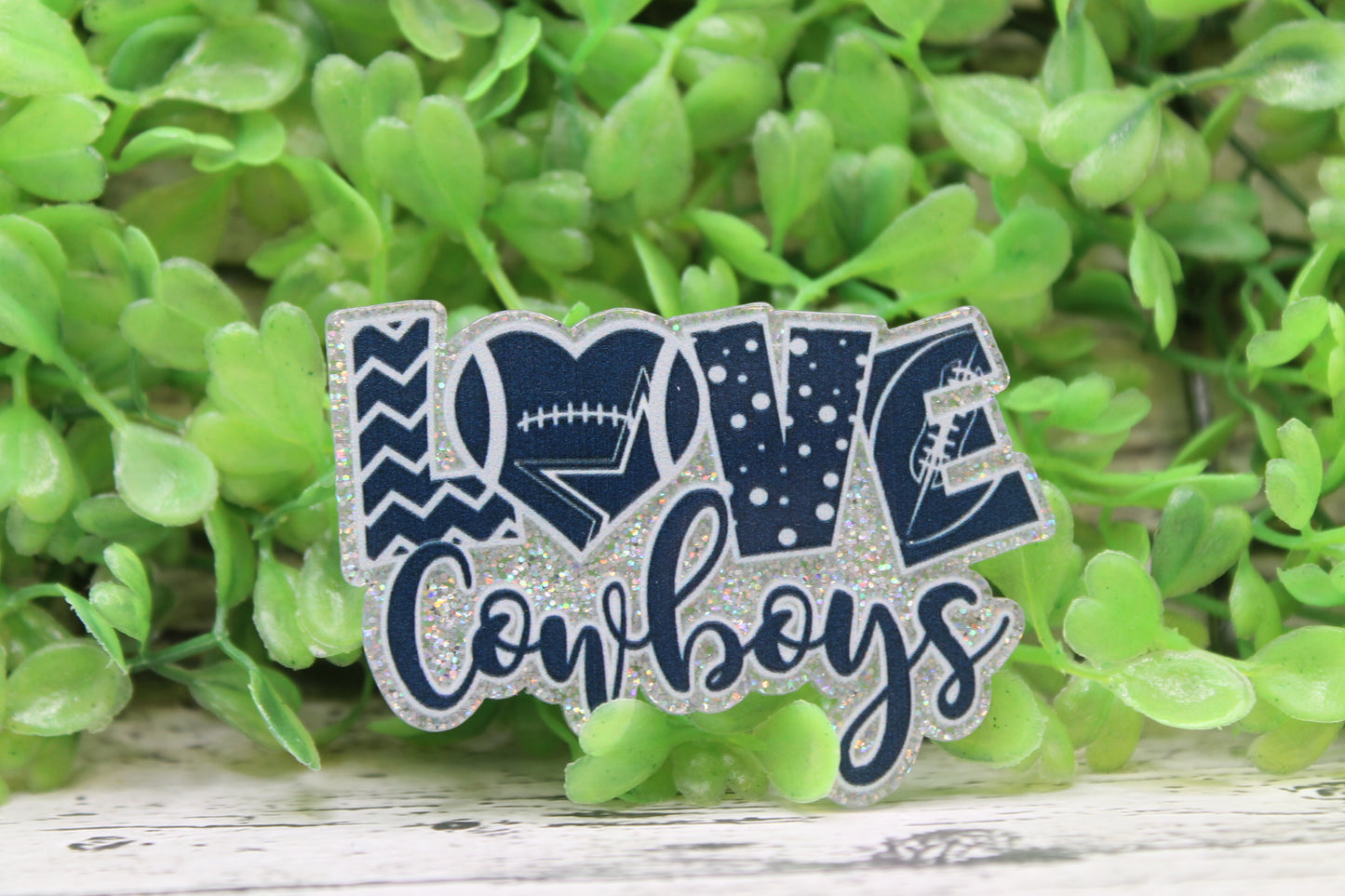LOVE Cowboys Football Badge Reel