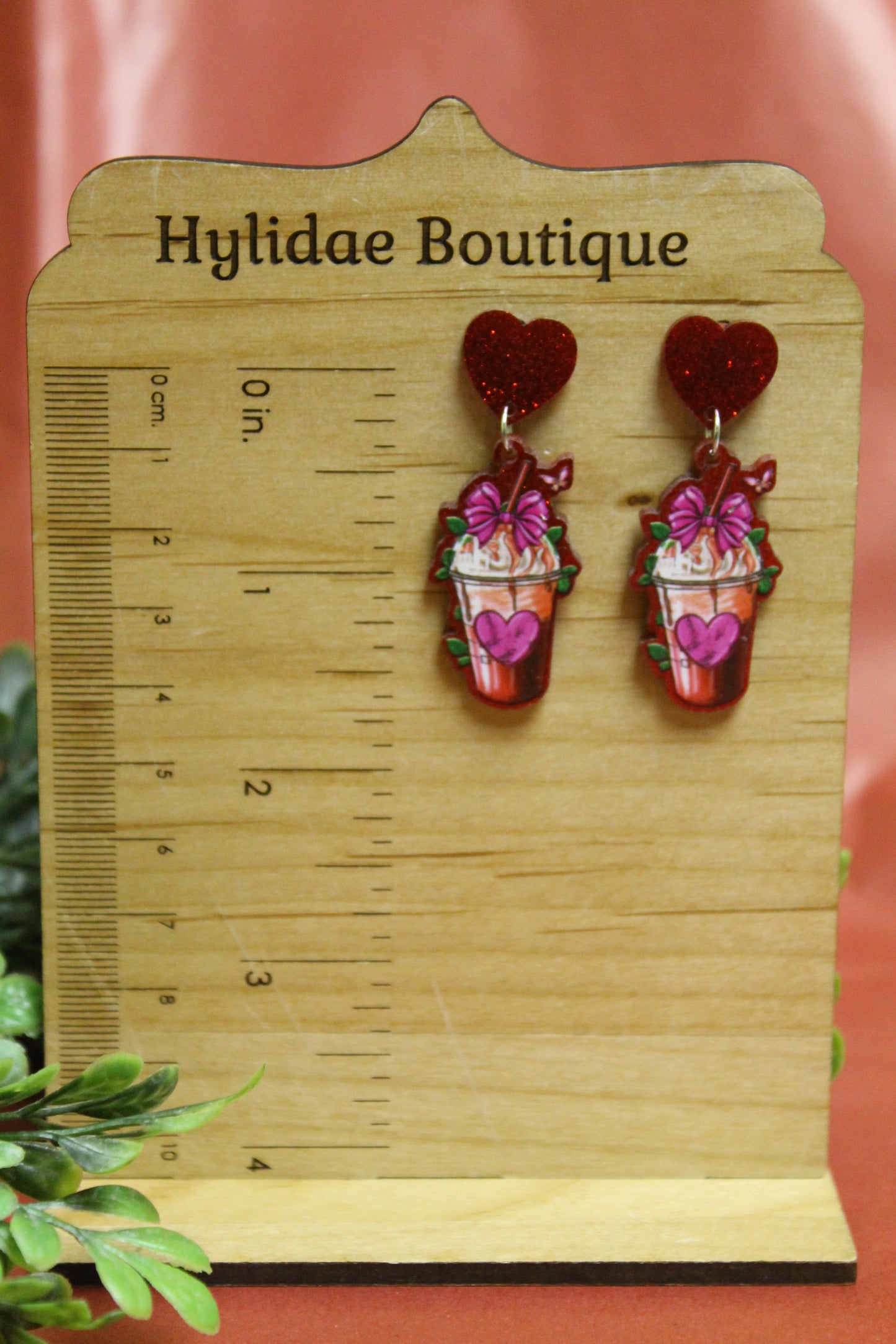 Frappe Drink Dangle Earrings