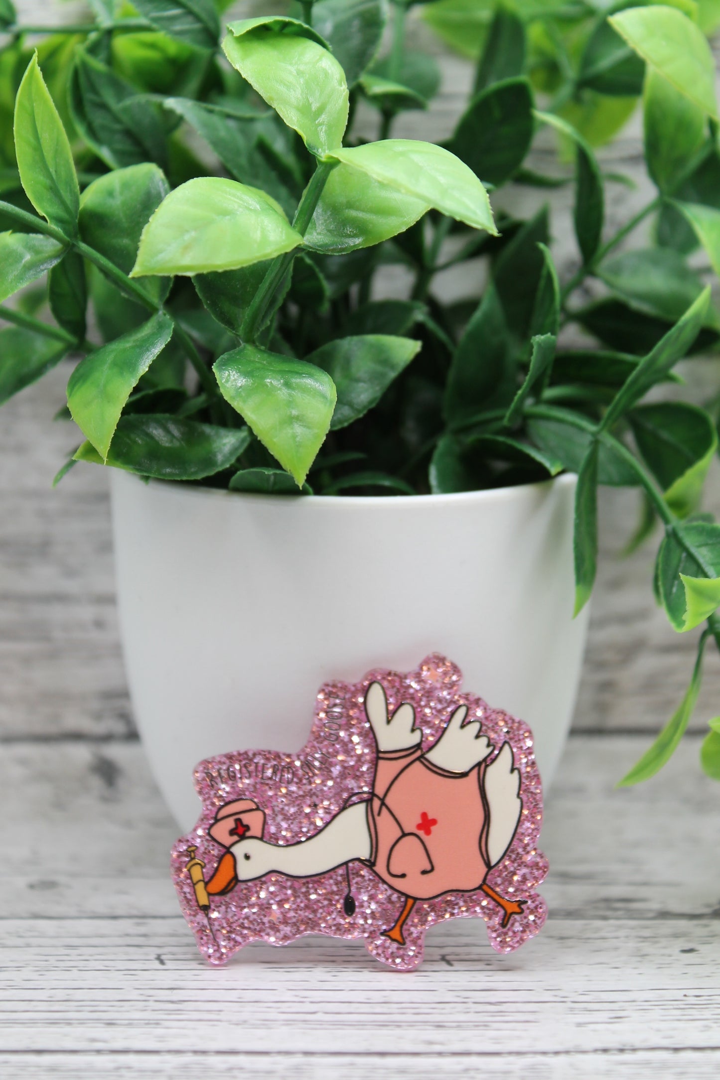 Registered Silly Goose Badge Reel