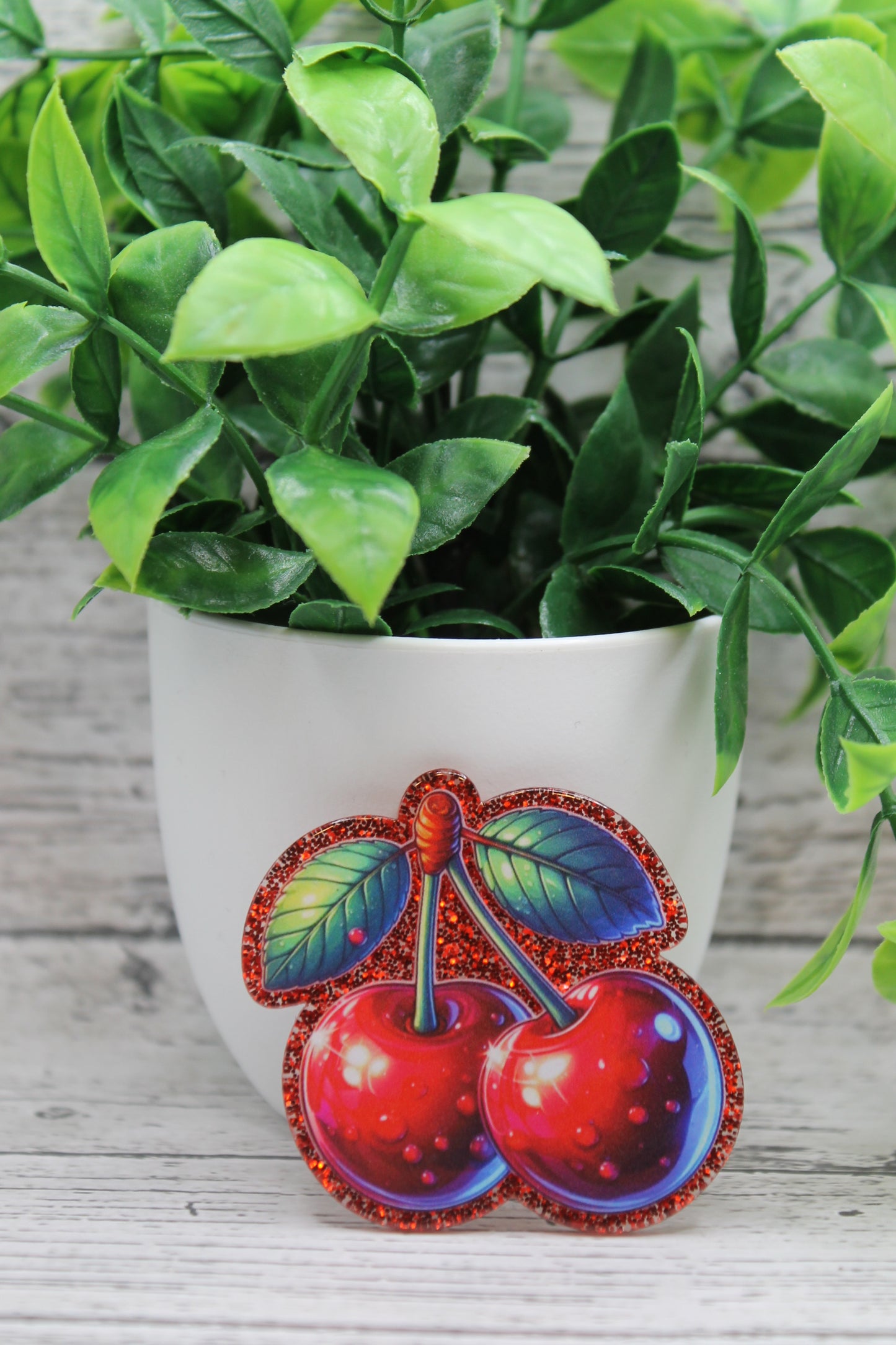 Red Cherries Badge Reel