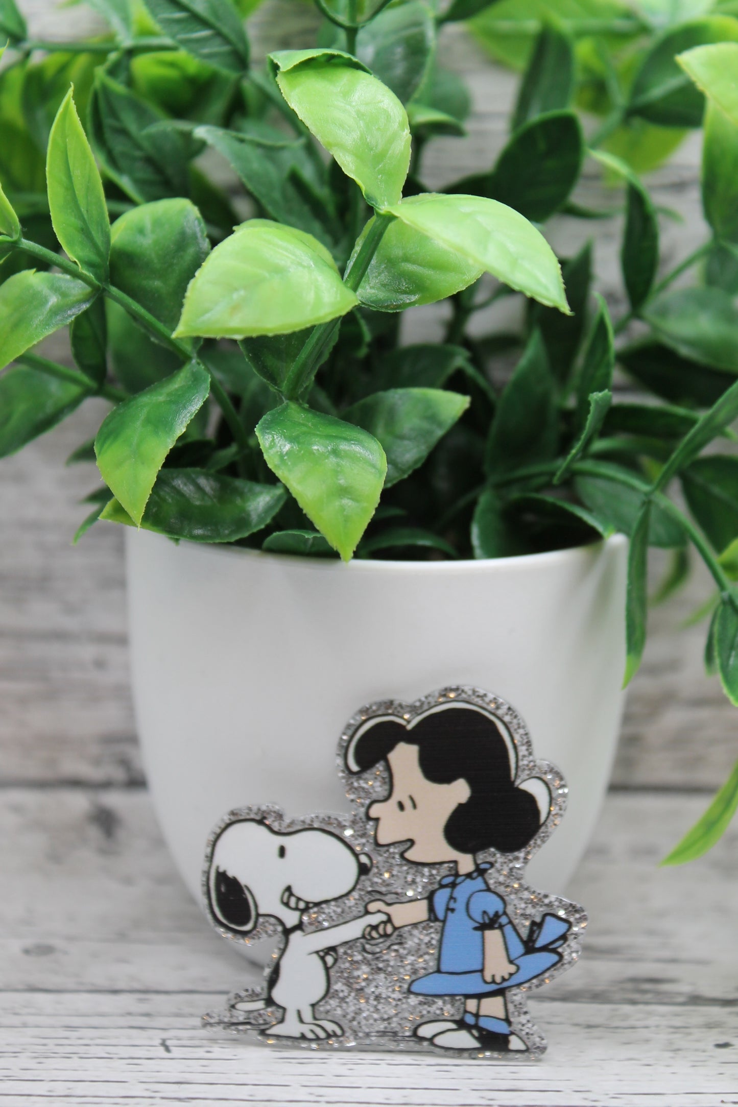 Girl and Dog Badge Reel