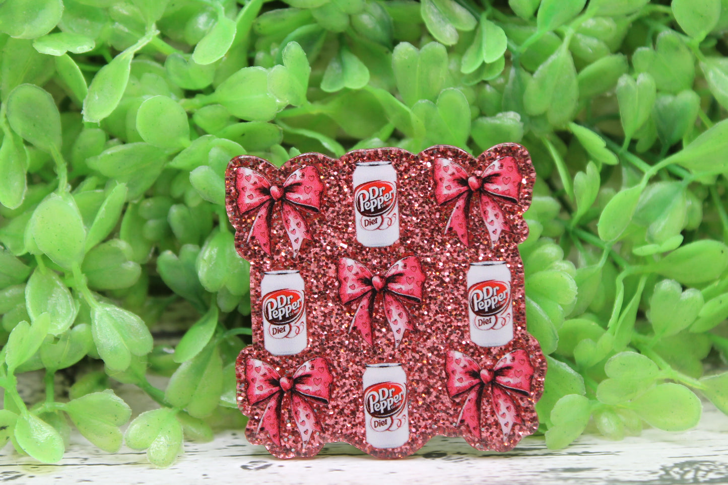 Diet Dr Pepper & Bows Collage Badge Reel
