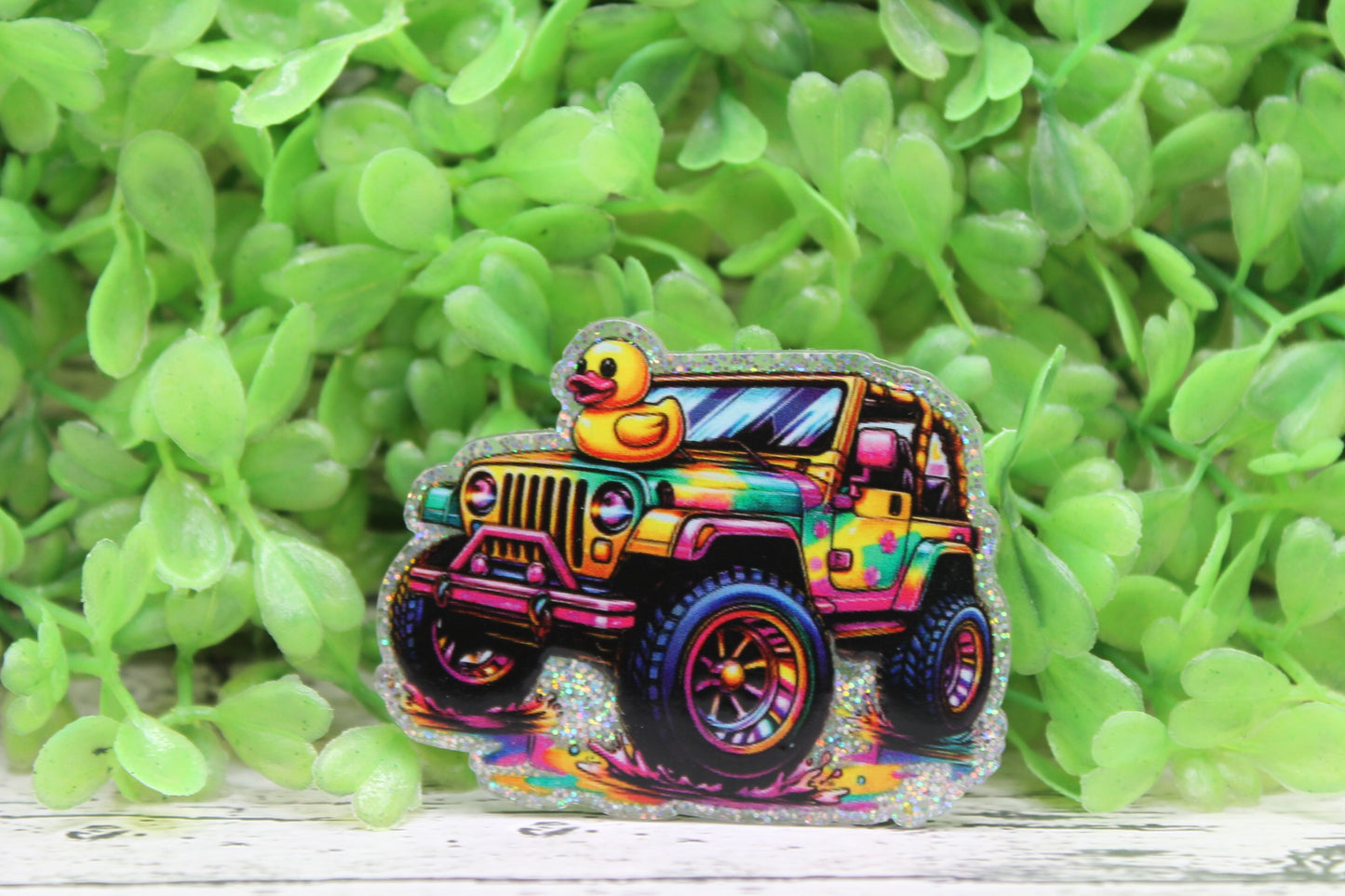 Colorful Jeep Badge Reel