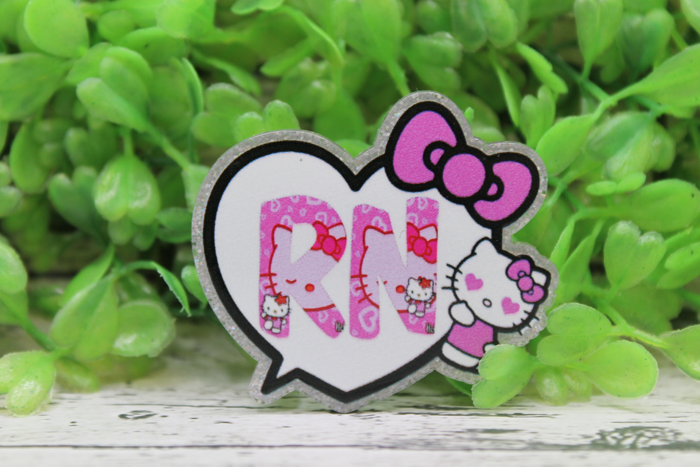 RN Cat Heart Badge Reel