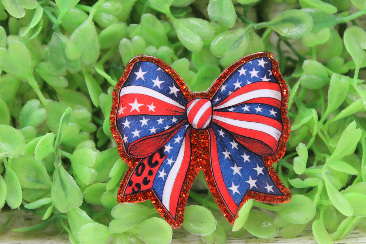 Patriotic Bow Badge Reel