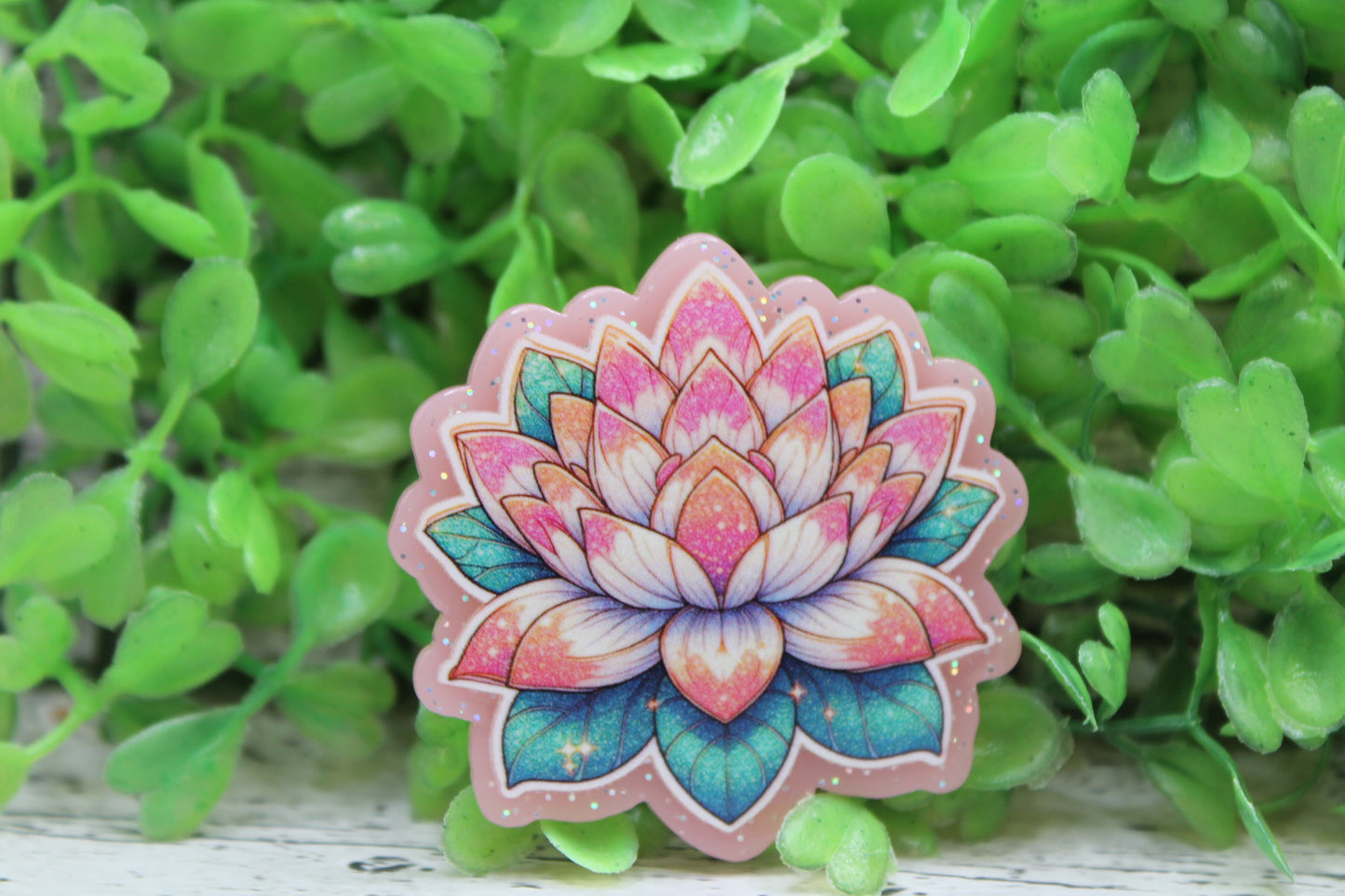 Lotus Flower Badge Reel