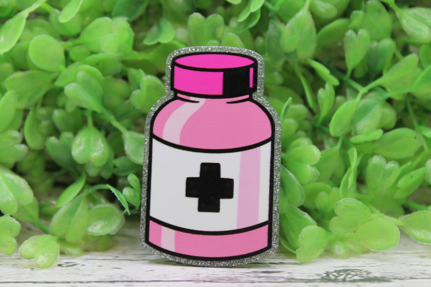 Medicine Bottle Badge Reel