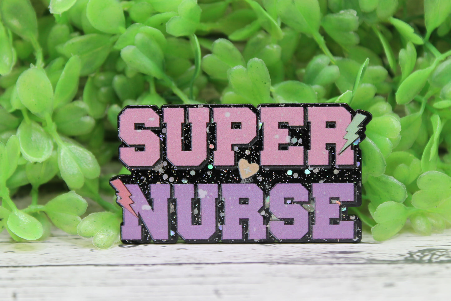 SUPER NURSE Badge Reel
