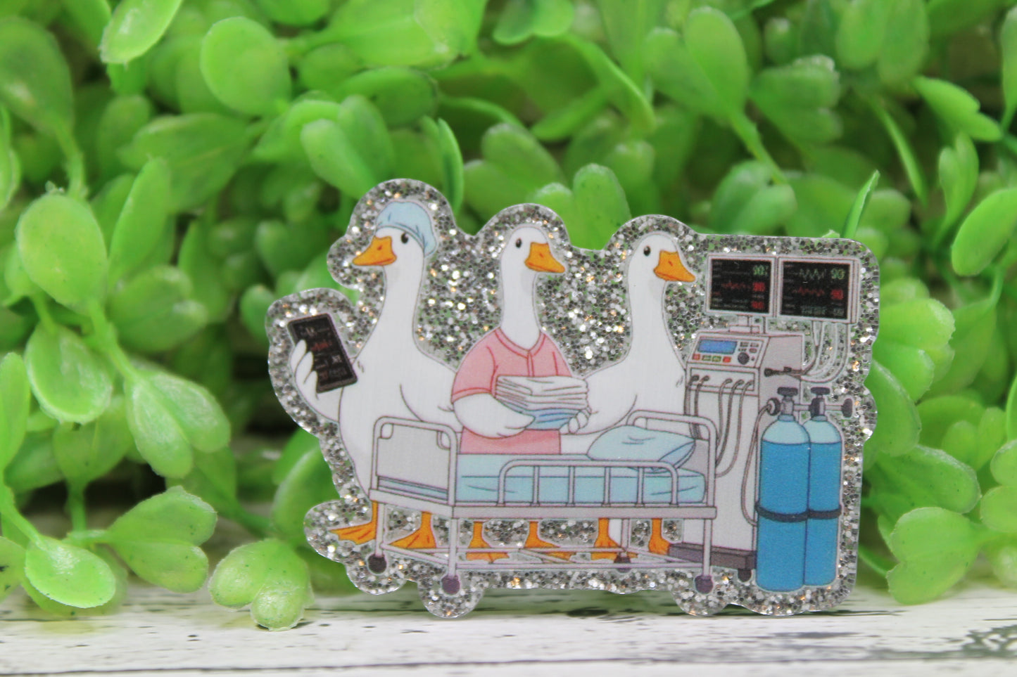 Goose Nurses Badge Reel