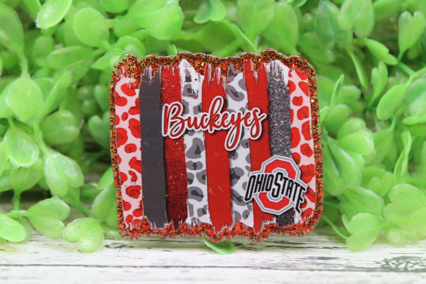 Ohio Football Brushstroke Badge Reel
