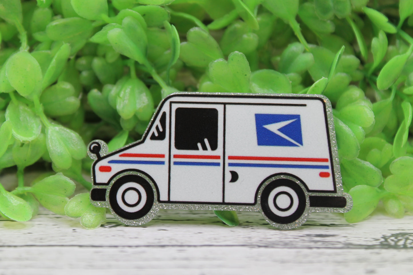 Mail Delivery Truck Badge Reel