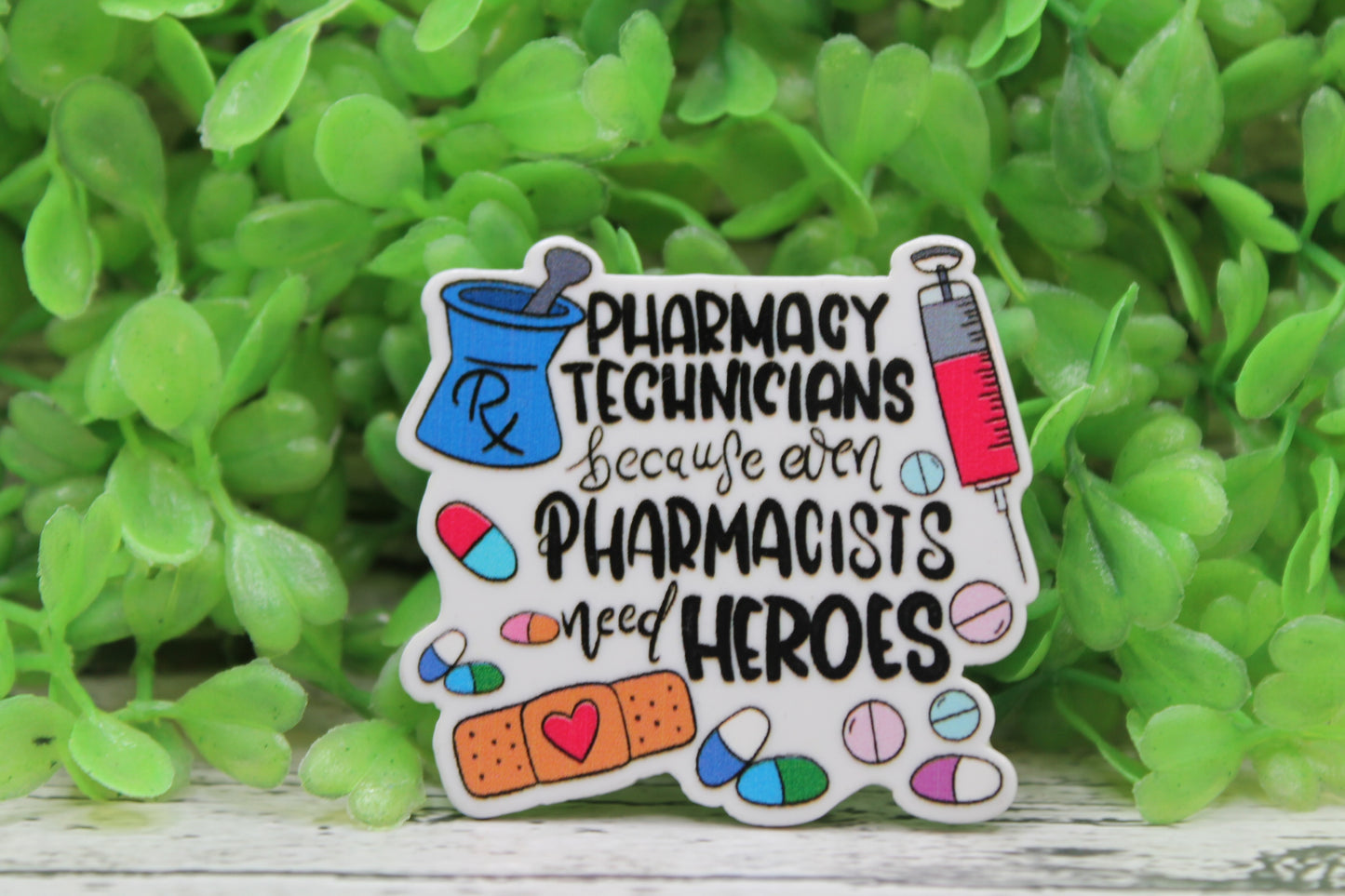 Pharmacy Technicians Heroes Badge Reel