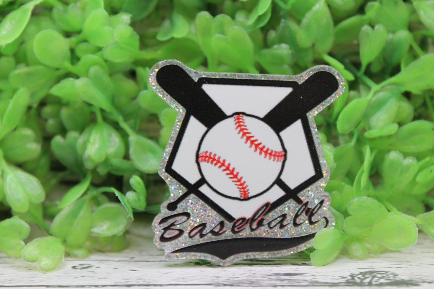 Baseball Badge Reel