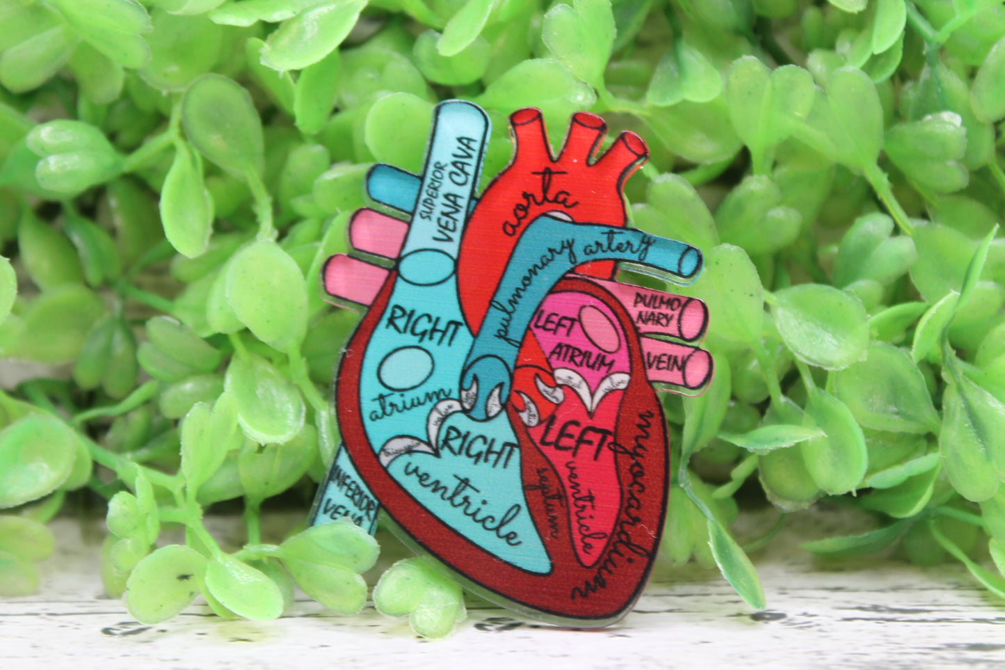 Labeled Heart Badge Reel