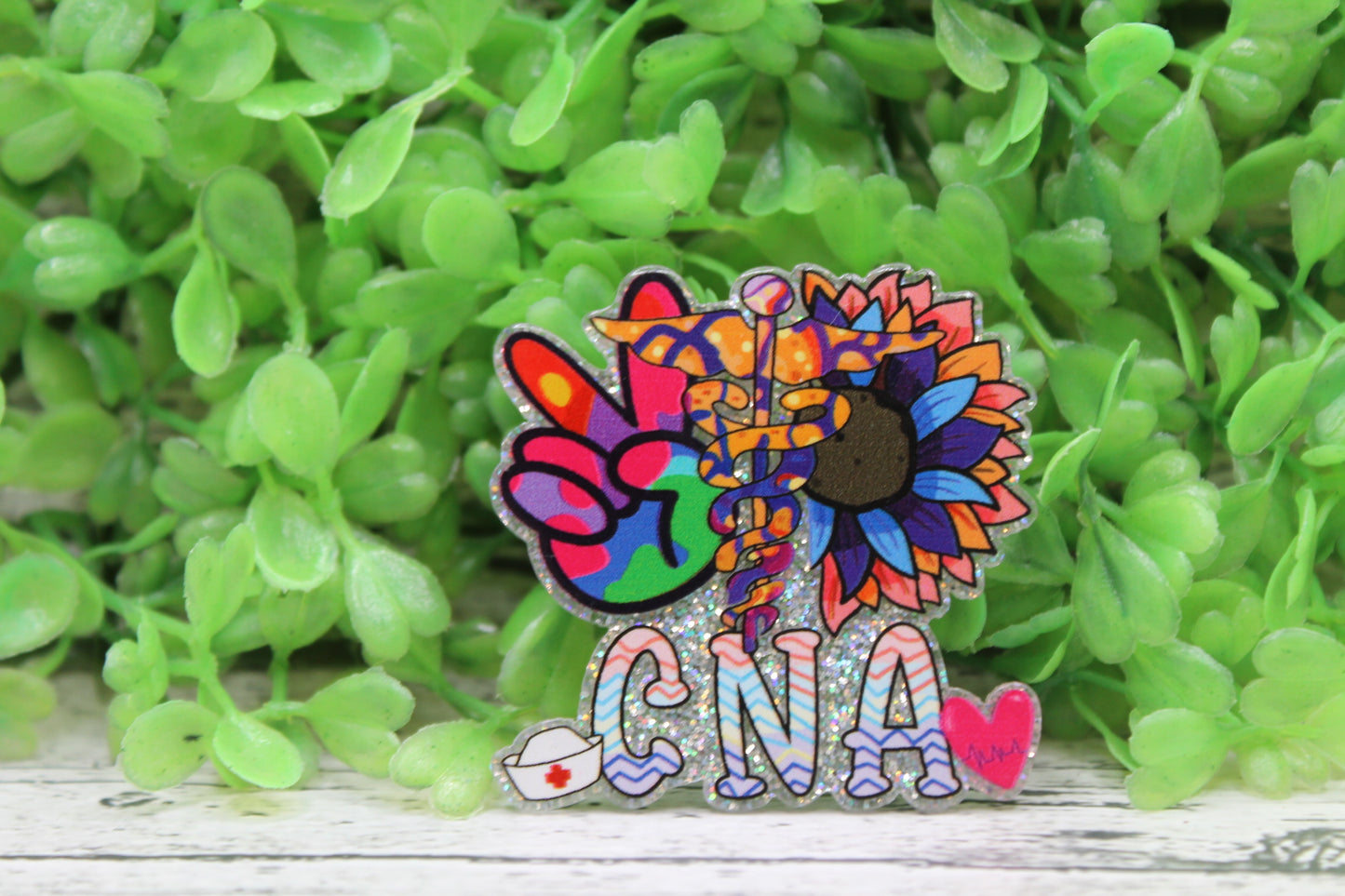 Peace Love CNA Badge Reel