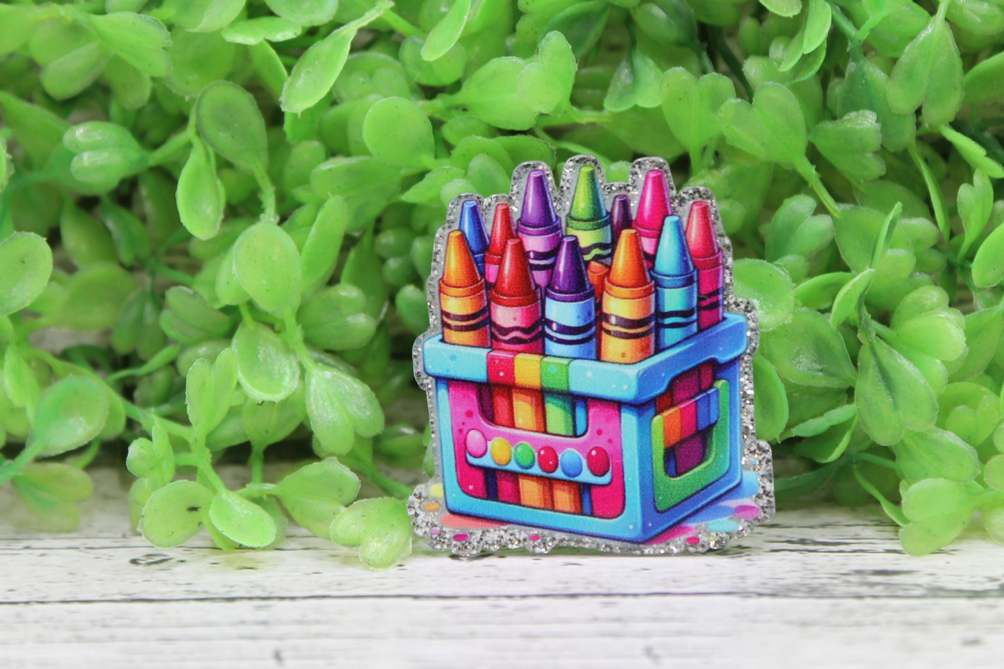 Box of Crayons Badge Reel
