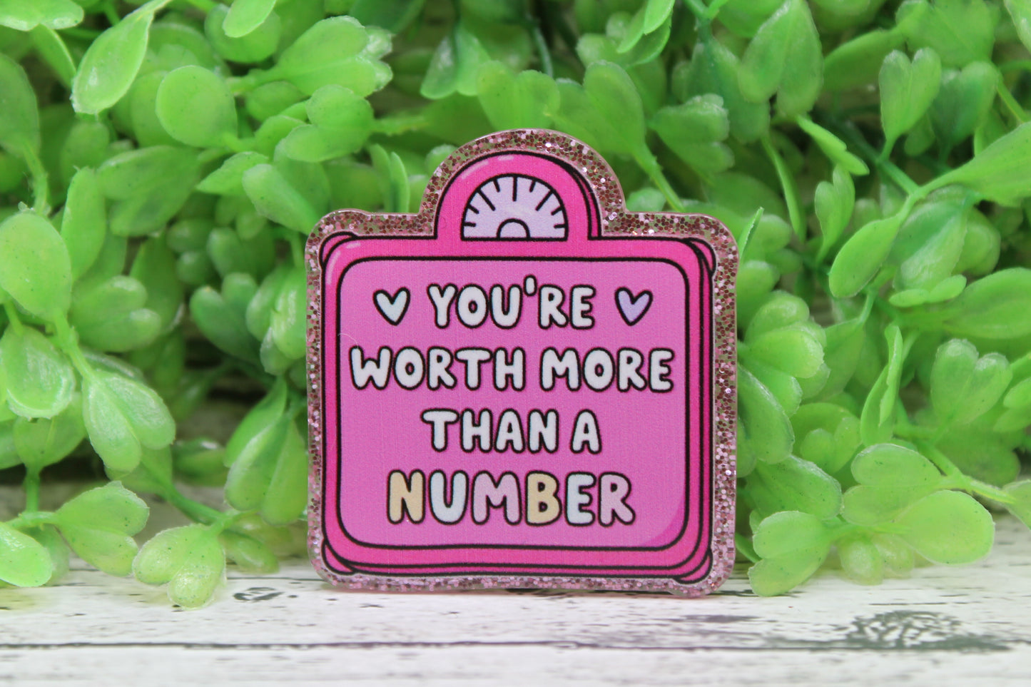 More Than a Number Scale Badge Reel