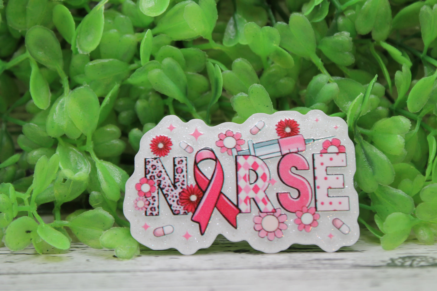NURSE Breast Cancer Awareness Badge Reel