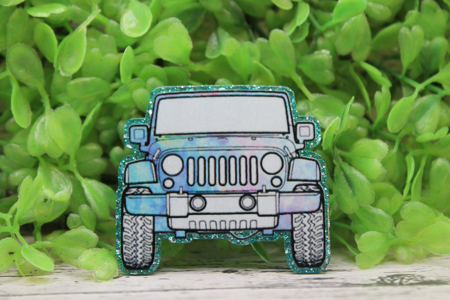 Tie Dye Jeep Badge Reel