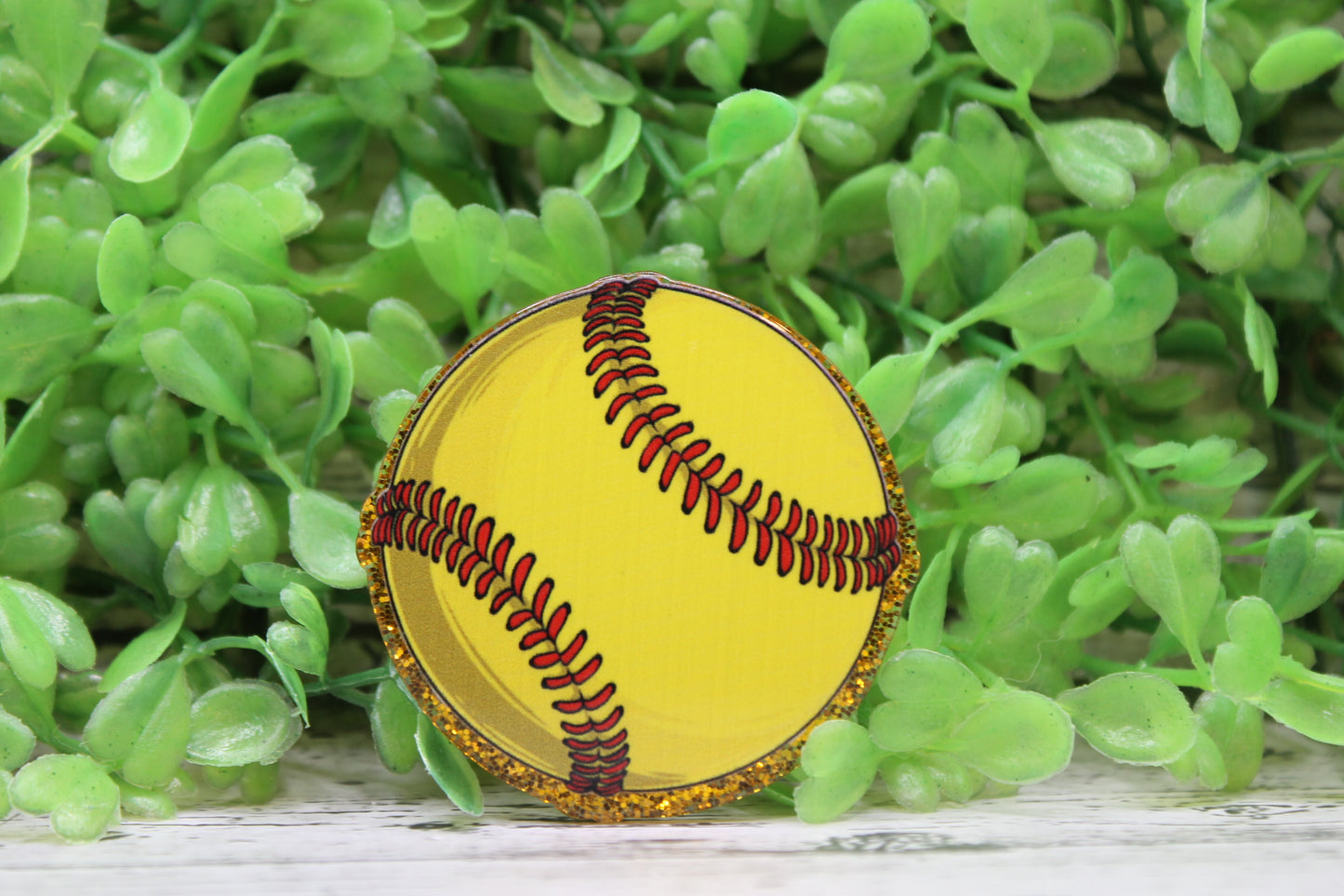 Softball Badge Reel