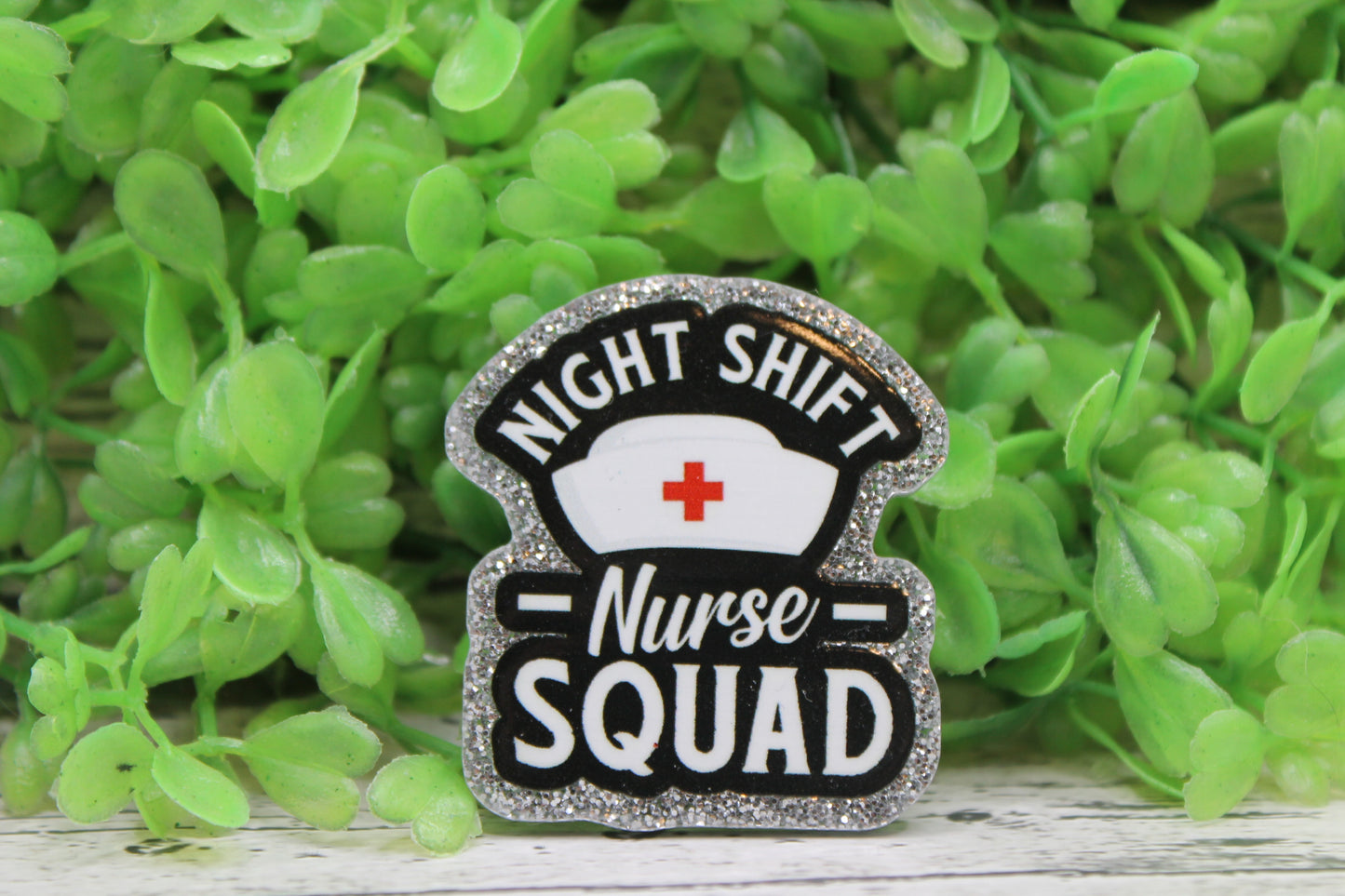 Night Shift Nurse Squad Badge Reel