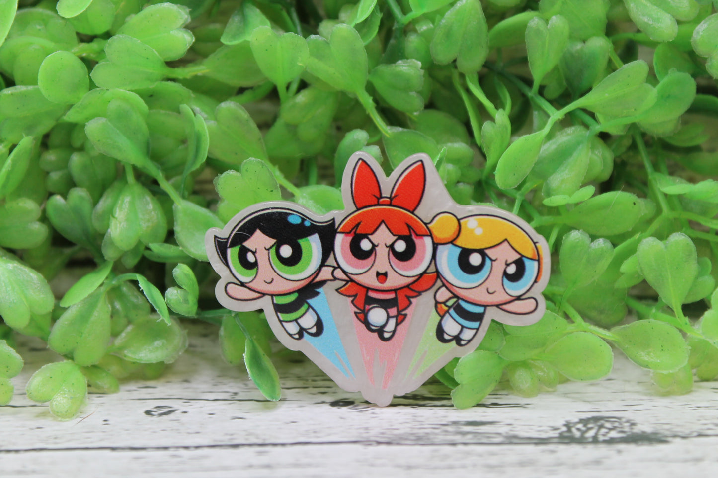 Girl Trio Badge Reel