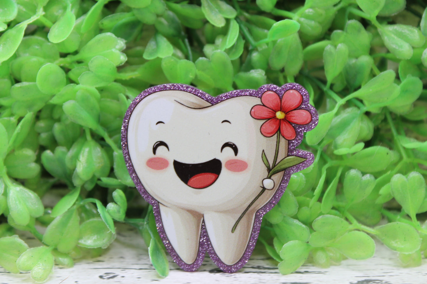 Tooth with Flower Badge Reel