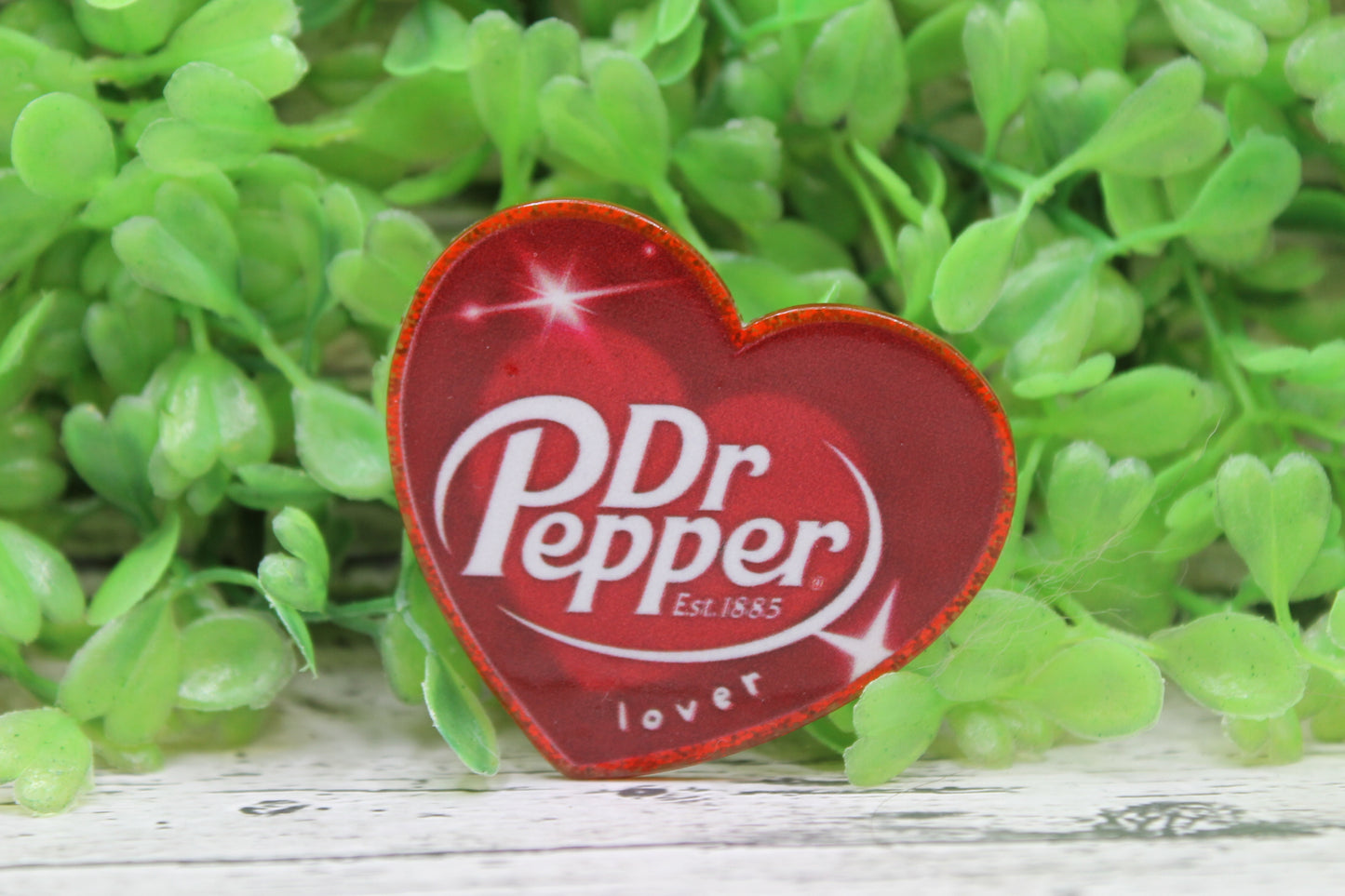 Dr Pepper Lover Heart Badge Reel