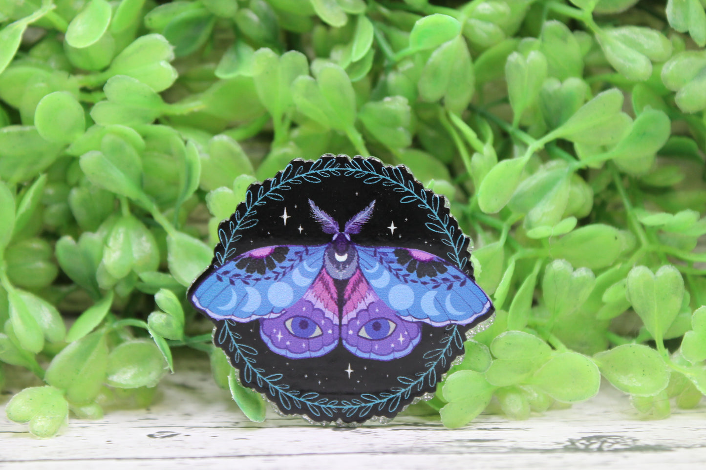 Moonlight Moth Badge Reel