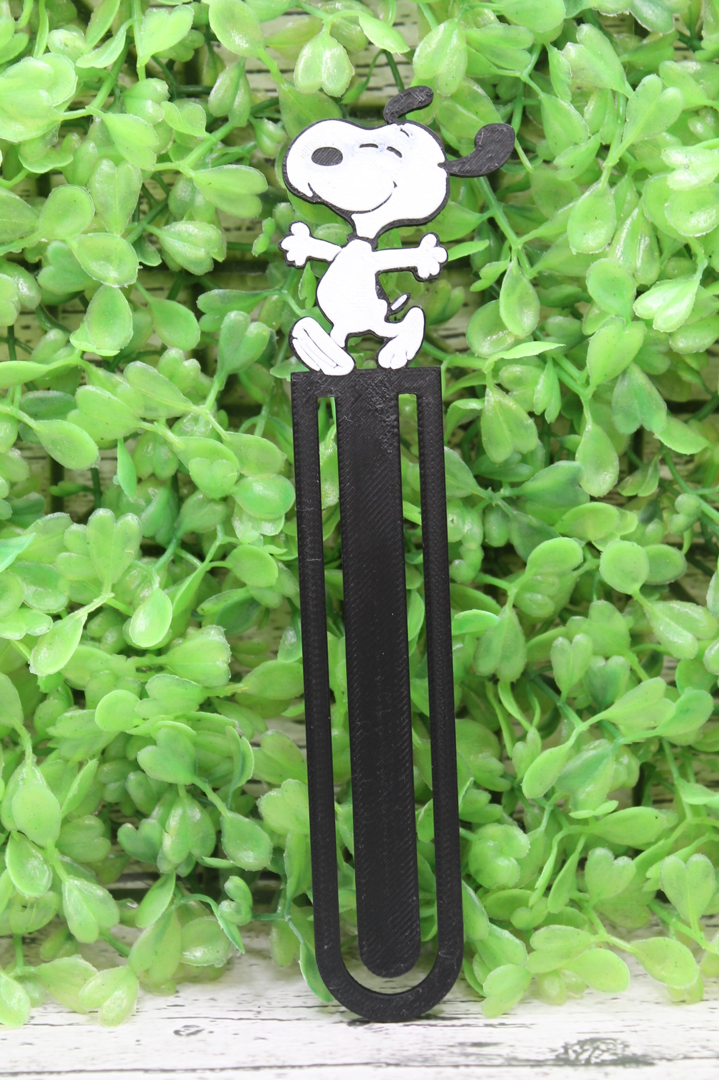 Happy White Dog Bookmark
