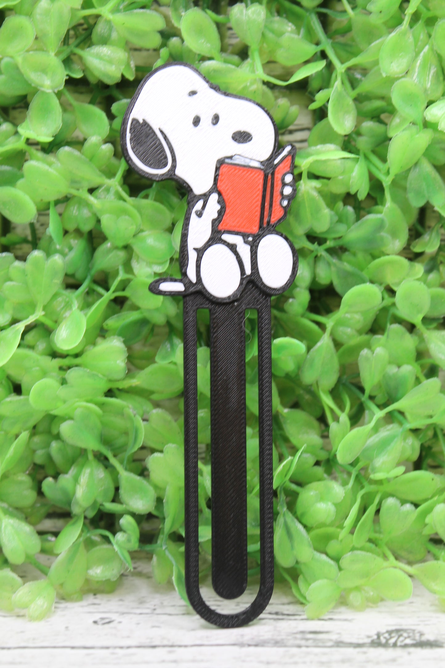 White Dog with Book Bookmark