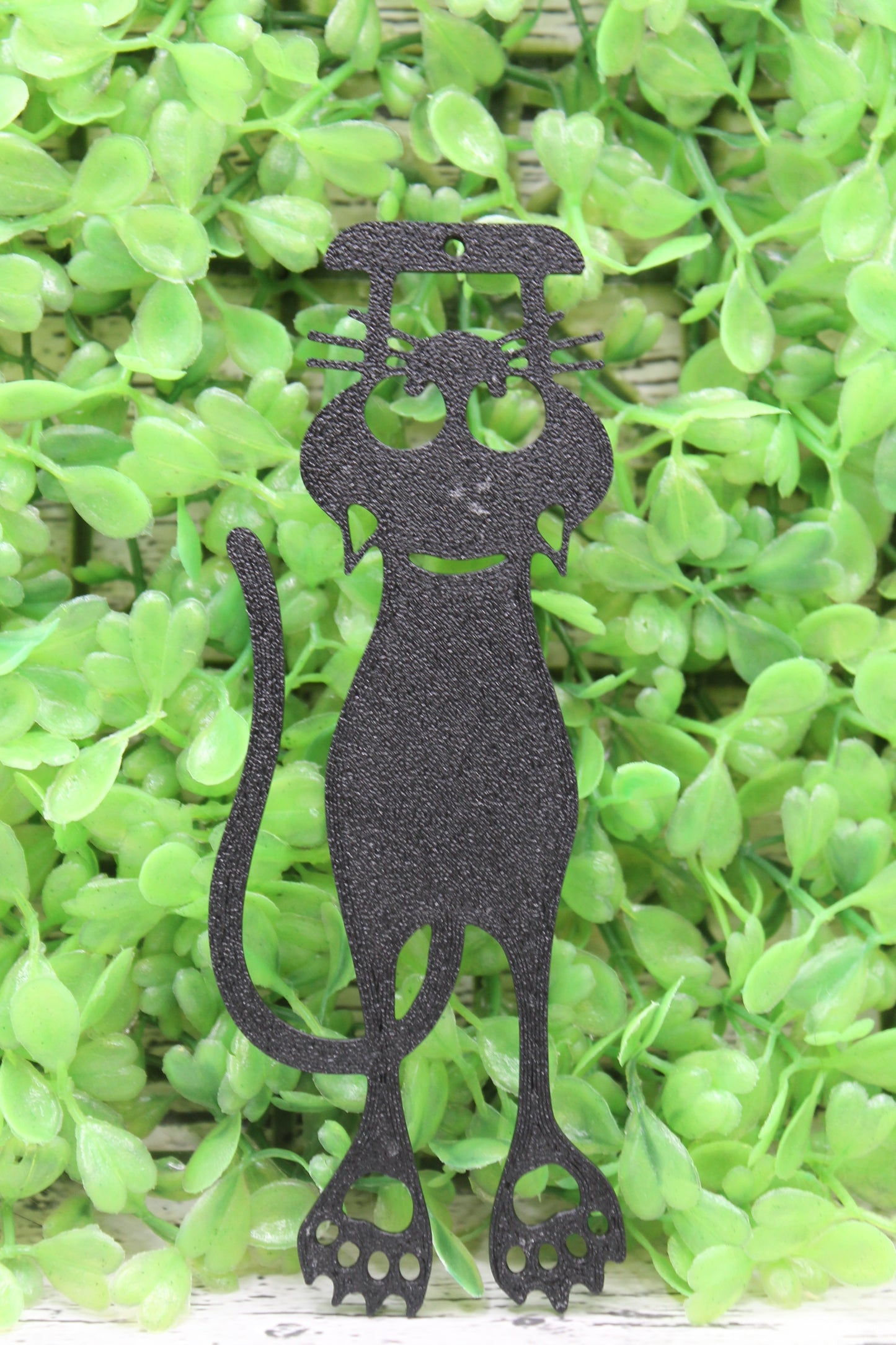 Hanging from a Page Cat Bookmark