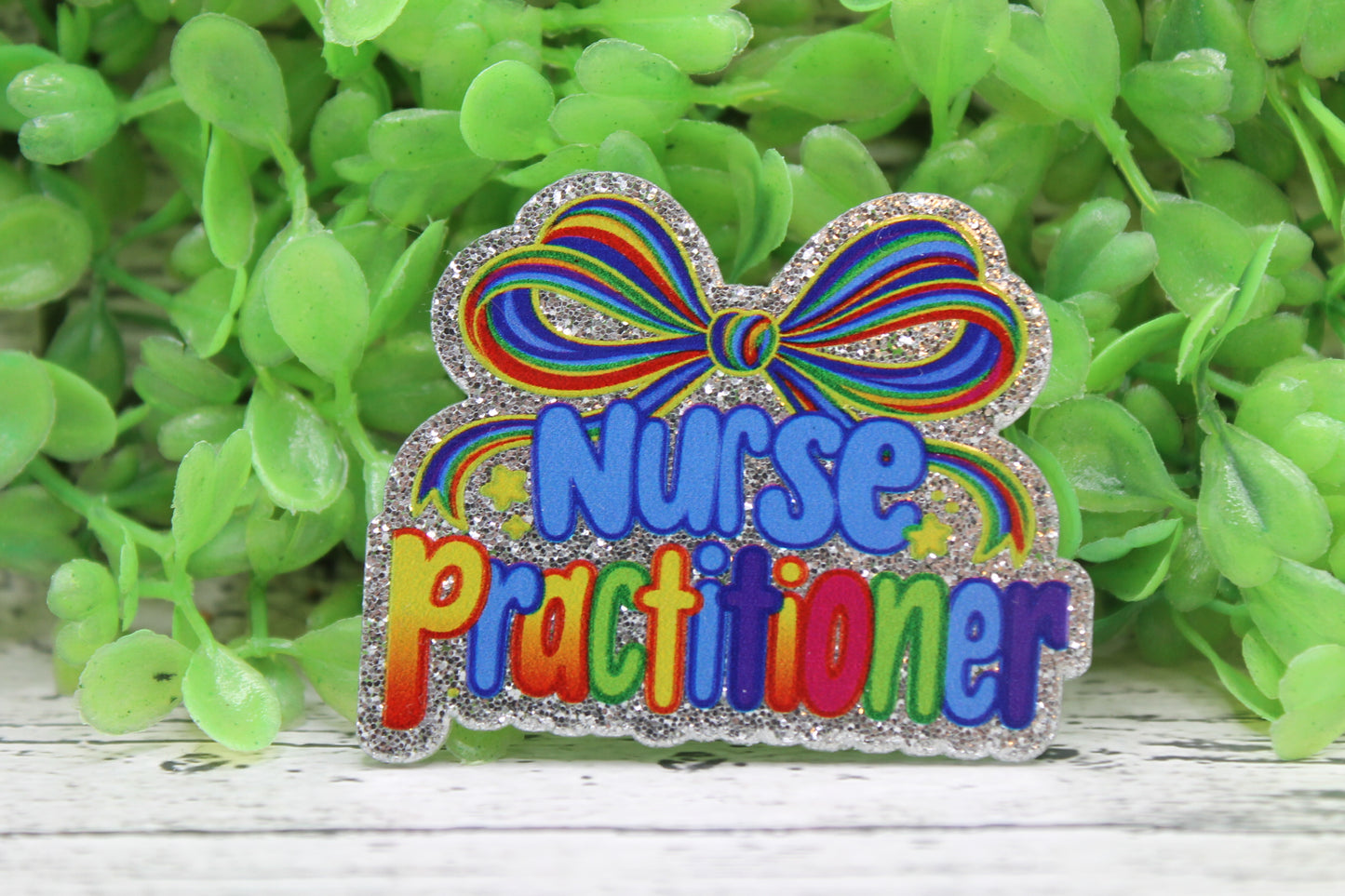 Nurse Practitioner Colorful Badge Reel