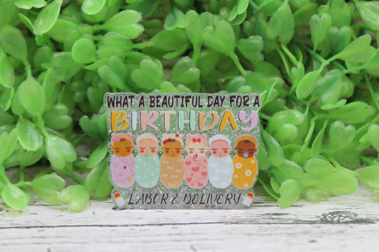 Beautiful Day for a Birthday Badge Reel