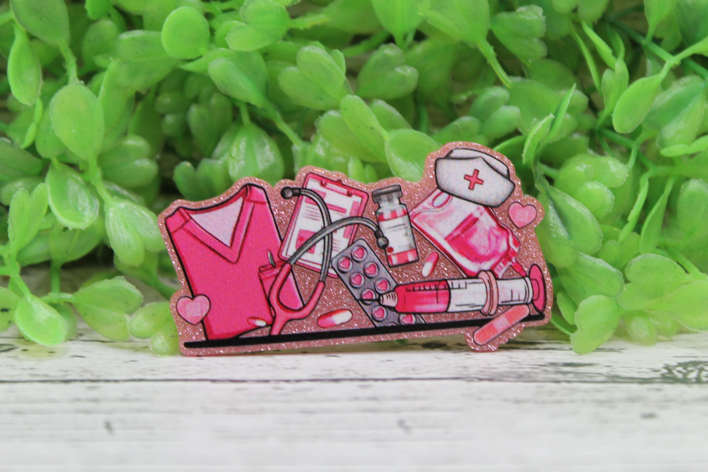 Nurse Collage Badge Reel