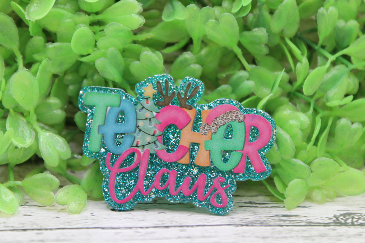 Teacher Claus Badge Reel