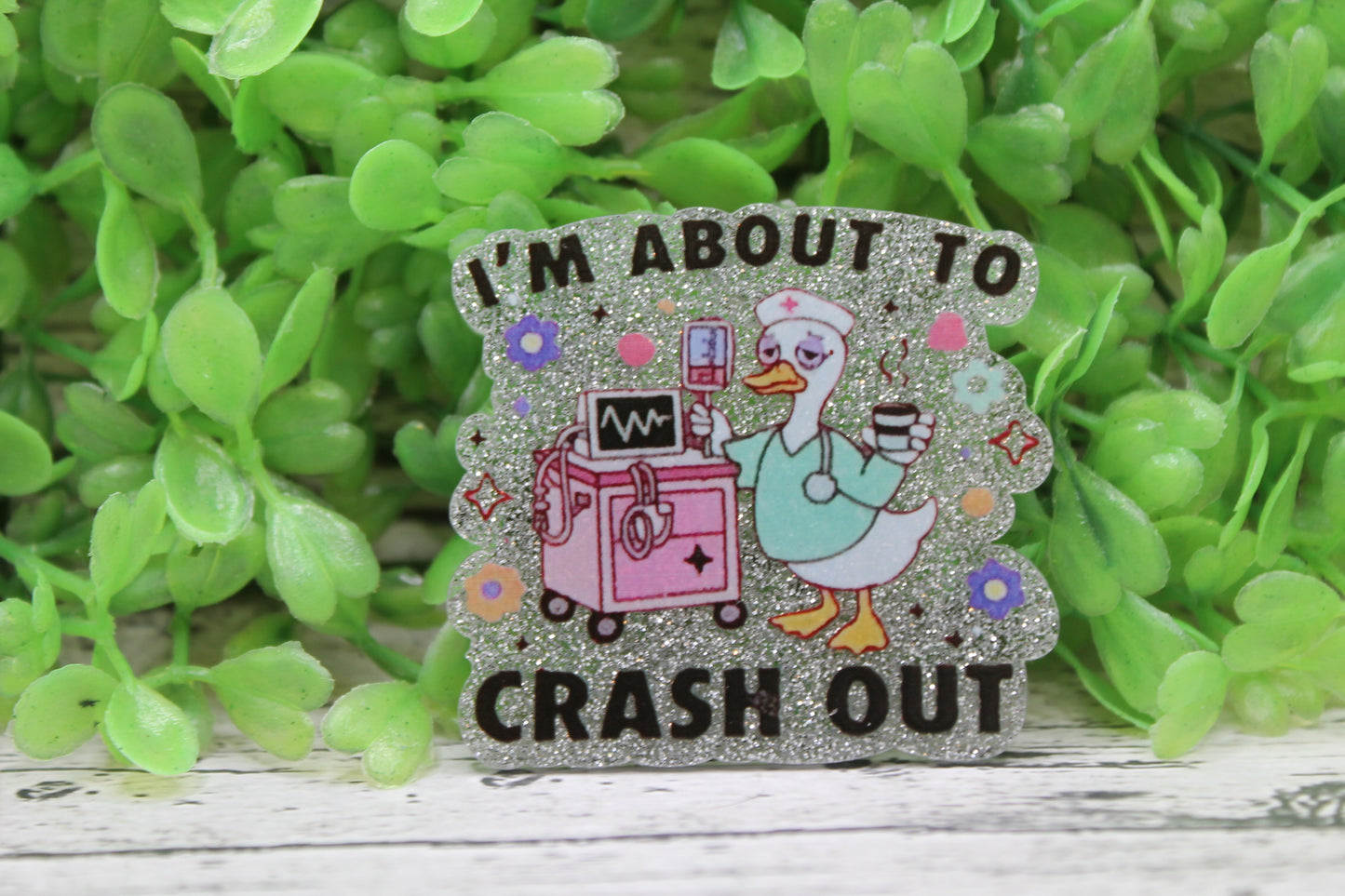 CRASH OUT Badge Reel