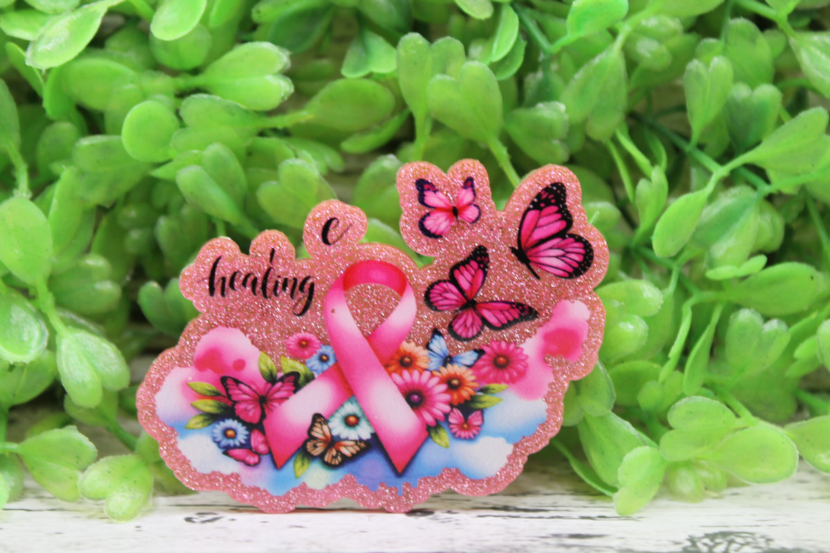 Healing Breast Cancer Awareness Badge Reel