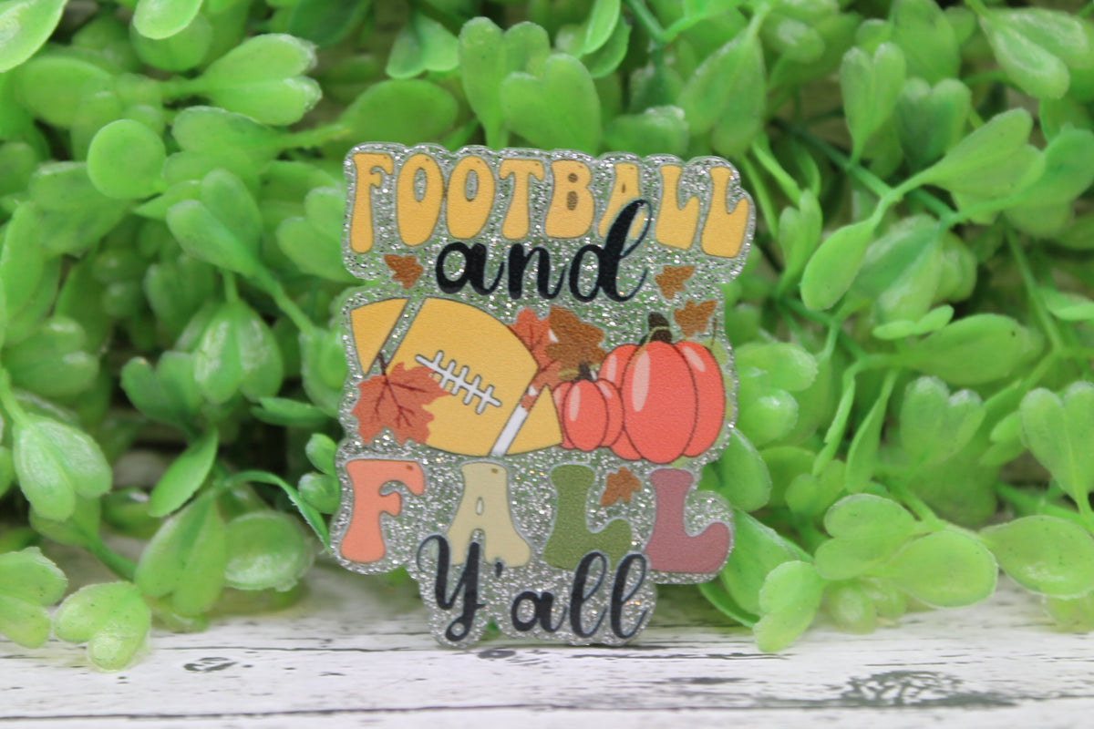 Football and Fall Y'all Badge Reel