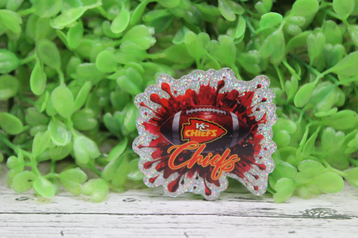 KC Chiefs Football Splatter Badge Reel