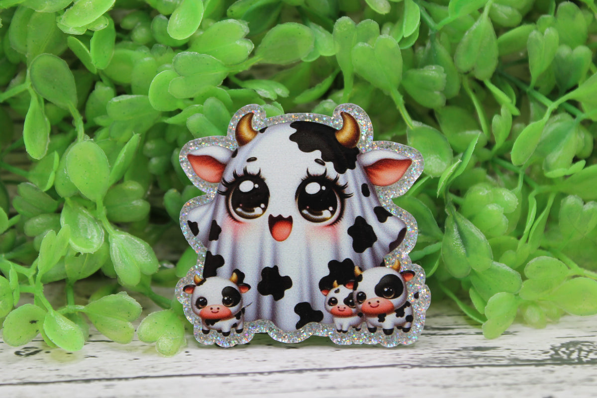 Ghost Cow Badge Reel