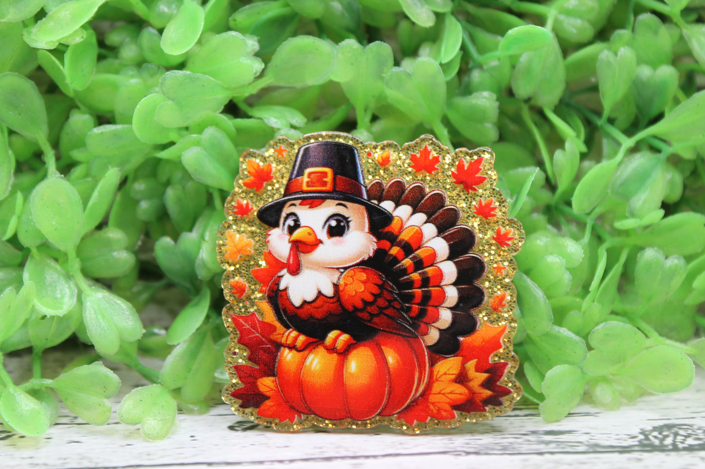 Thanksgiving Turkey Badge Reel