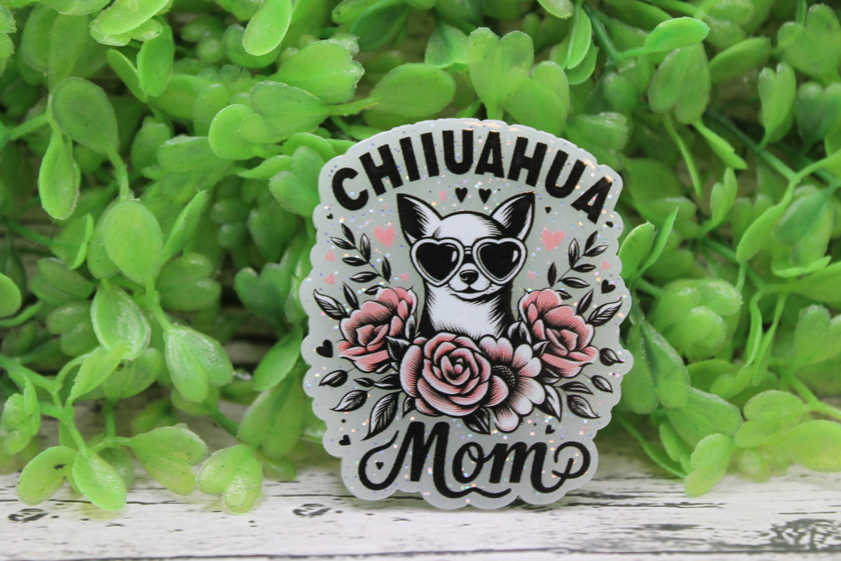 Chiiuahua Mom Badge Reel
